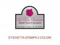 Etichette adesive per fioristi, fiorai e vivaisti (mm 33x28)  (cod.44G)